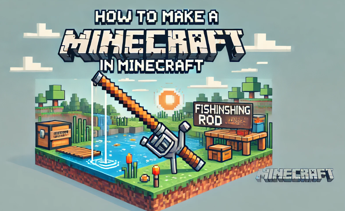 How to Make a Fishing Rod in Minecraft